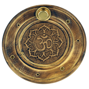 Stojánek na vonné tyčinky kulatý Óm 10 cm