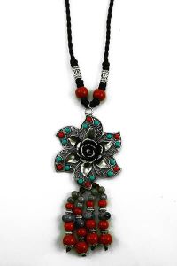 Náhrdelník Tibet kytka