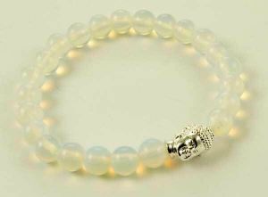 Náramek Opalit s hlavou Buddhy