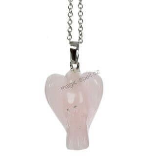 Náhrdelník anděl růženín