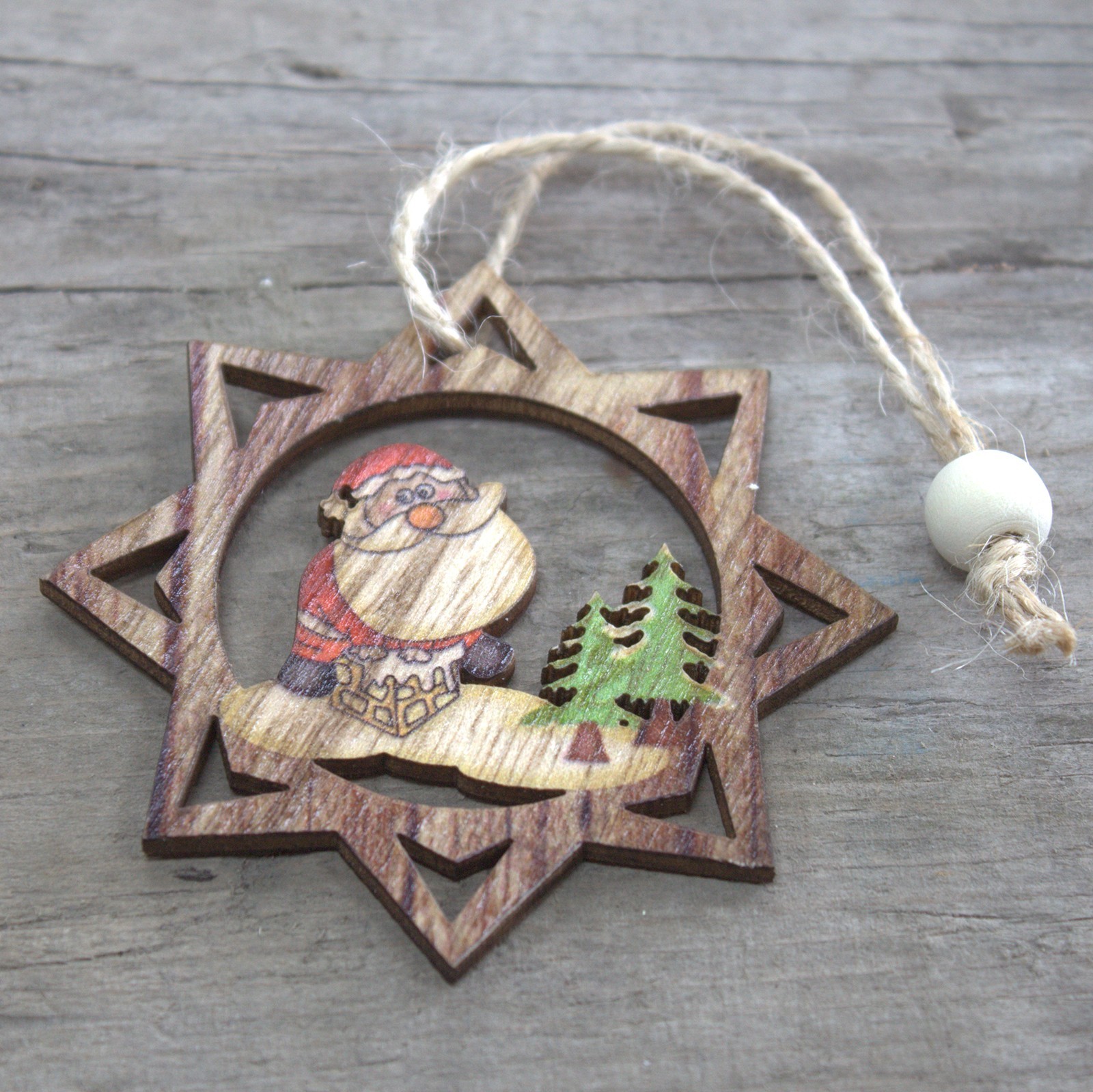 Vánoční ozdoba Santova hvězda