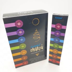 Goloka Vonné tyčinky Chakra 12 ks