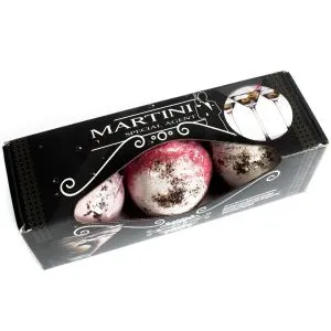 Šumivá bomba do koupele 3 kusy Martini 120 g