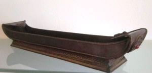 Tibetský stojan na vonné tyčinky loďka 25 x 5 x 4 cm