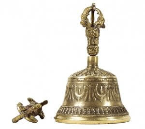 Tibetský zvonek a dordže 7 x 13,5 cm